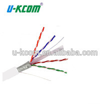 Livraison directe en usine cat7 ftp cable en vrac 1000ft lan cable